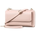 thumbnail image 3 of (2 pack) FALAN MULE Rfid Wallet Purse Wristlet Crossbody Bag for Women Leather Ladies Clutch with 2 Straps, 3 of 8