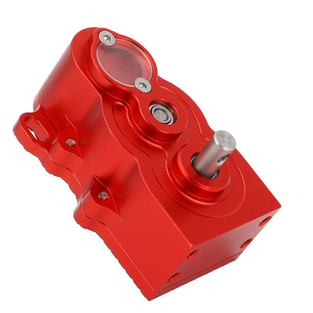 Boîte de Vitesses RC, Moteur Aluminium CNC Boîte de Vitesses Verticale D1RC pour SCX10 1/10 Télécommande Pièces de Mise à Niveau de Voiture, Rapport de Vitesse Réglable Boîte de Transmission Centrale Alliage d'Aluminium