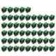 thumbnail image 1 of TICFOX 50pcs On Off Rocker Boat Switch Electrónico 6 pines 2 posiciones 2 niveles con luz 125V/250V KCD3(verde), 1 of 14