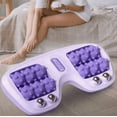 thumbnail image 2 of Portable Double Foot Massage Roller, Three Massage Techniques for Relieve Pain from Plantar Fasciitis, Tight Muscles & Sore Feet and Improved Circulation, Portable Reflexology Tool (10.6×5.5×1.5 in), 2 of 6