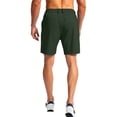 thumbnail image 5 of JoveMarine Men's Straight Leg Cargo Shorts with Zipper Pockets, Loose Fit Casual Work Shorts for Outdoor, Exercise and Daily Wear Army Green L, 5 of 5