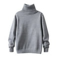 thumbnail image 7 of Boy Sweater Toddler Kids Knit Turtleneck Sweater Soft Solid Warm Pullover Sweater Long Sleeve Shirts, 7 of 7