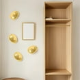 thumbnail image 4 of unbranded Resin Stone Wall Hanging in Golden Electroplated Finish for Home and Hotel Lobby Decoration, 4 of 6