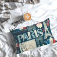 thumbnail image 6 of Kdxio Cotton Pillow Cases 20"x30" Pillowcases,Soft and Breathable Bedroom Pillow Cases-France and Paris, 6 of 8