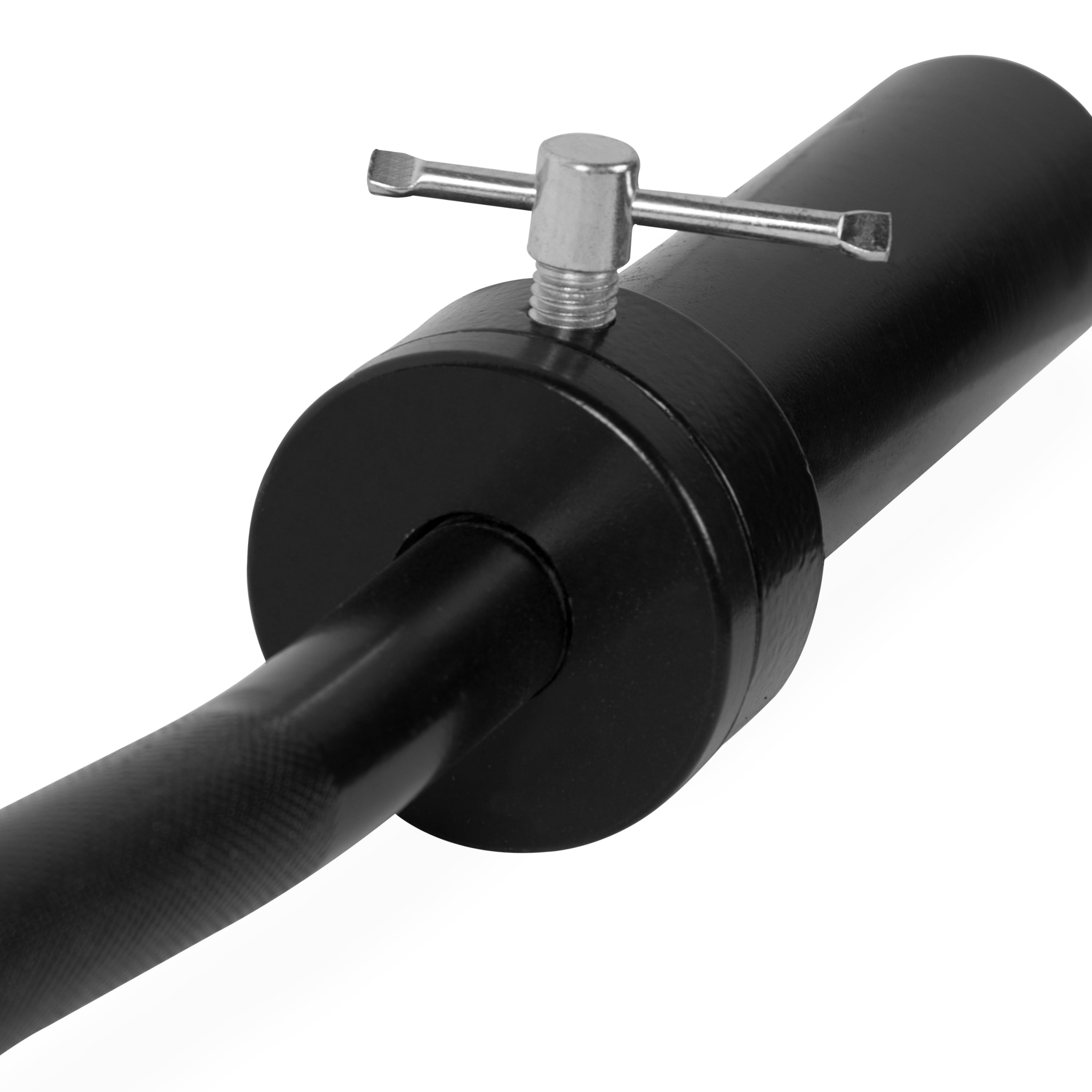 Free Shipping CAP Barbell 47 In. Olympic EZ Curl Bar with Collars 200lb Capacity Black Walmart