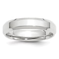 thumbnail image 1 of Solid 14k White Gold 5mm Bevel Edge Comfort Fit Men's Wedding Band Ring Size 12.5, 1 of 5