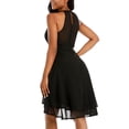 thumbnail image 2 of PALACLOTH Women Formal Halter Chiffon High-Low Knee-length Sleeveless Dress, 2 of 6