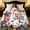 D, variant on Yardvibe Patriotic Blanket, 39.3" x 27.56" God Bless American with USA Flag & Flowers Pattern Throw Blanket, Red Blue White Classic 4th of July Soft Blankets for 250 Anniversary Independence Day (A)