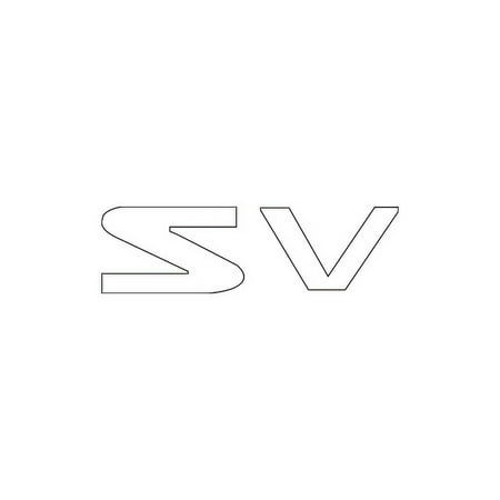 Genuine OE Nissan Nameplate - 84895-3SH7A