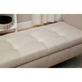thumbnail image 3 of Furniture of America Banc de Rangement en Tissu Contemporain Arronia en Ivoire, 3 of 4
