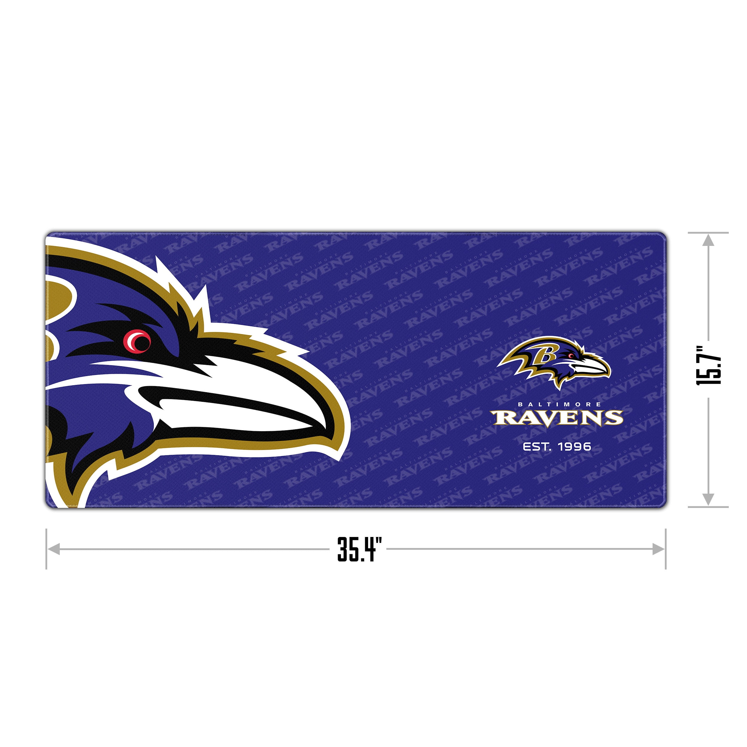 YouTheFan NFL Baltimore Ravens Logo Series Desk Pad