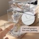 thumbnail image 3 of Organizador de Accesorios para el Cabello Unique Bargains Caja de Almacenamiento de Cajones de Múltiples Capas con 5 Cajones Transparente, 3 of 7