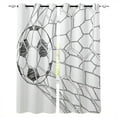 thumbnail image 2 of Football Net Goal Goal Sketch Sketch Curtains In The Bedroom Living Room Hall for Home Kitchen Window Treatmen, 2 of 5