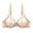 Beige, variant on Sexy Lace Bra See Through Breathable Soft Underwear for Women