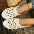 thumbnail image 7 of Miluxas Women's Flats Shoes Softable Slip On Round Toe Ballet Shoes Comfortable Dressy Knit Flat Beige 7.5(40), 7 of 7