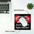 thumbnail image 7 of 3dRose, When life knocks you down get back up and fight harder, boxing, MousePad, 7 of 7