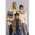 thumbnail image 6 of Time and Tru Women's Plush Fleece Quarter Zip Jacket with Corduroy Trim, Lightweight, Sizes XS-XXXL, 6 of 6