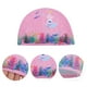 thumbnail image 3 of Gorro de natación de poliéster de dibujos animados de sirena rosa de 1 pieza, 3 of 6