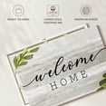 thumbnail image 6 of Elephant Stock Rustic Welcome Home Wall Sign Wall Art - Horizontal Canvas Wall Art - Living Room Wall Decor - Wall Signs Canvas - Gray And Black Decor By Natalie Carpentieri - 12" x 8", 6 of 8