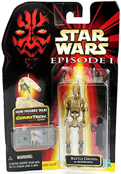 STAR WARS DESTROYER DROID EP1 COMM TECH CHIP STAND FOR 3.75 INCH FIGURES 