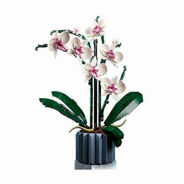 Icons Orchid Plants with Artificial Indoor Flowers for Home D - Artificial Plants, Home Decor