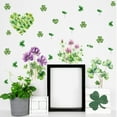 thumbnail image 6 of RyanK St Patricks Day Decorations Floor Decal St. Patrick's Day Four Leaf Floor Cling Window Stickers Self Adhesive Wall Decal For St. Patrick's Day Decoration Party Supply, 6 of 6