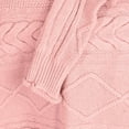 thumbnail image 7 of Hinvhai Plus Size Sweater Tops On Seasonal Clearance Women's Soild Long Sleeve Thick Knit Pullover Turtleneck Sweater Coat Pink 6(M), 7 of 7