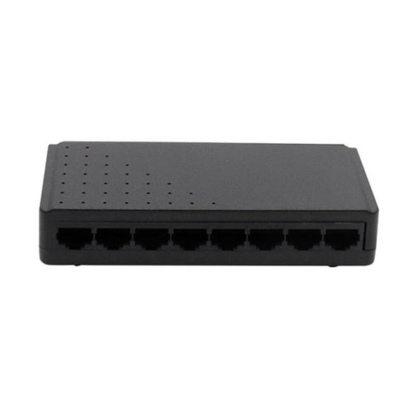 PoE Switch 8 Port Ethernet Network Switch 6 2 PoE Injector Adapter for CCTV IP Cameras, High-Speed Data Transfer