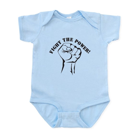 CafePress - Fight The Power Infant Bodysuit - Baby Light Bodysuit, Size Newborn - 24 Months