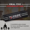thumbnail image 3 of Fadi Sports Grey USA Weight Lifting Straps – 60CM heavy-duty grip with 5MM neoprene wrist support. Anti-slip & built for serious lifting., 3 of 7