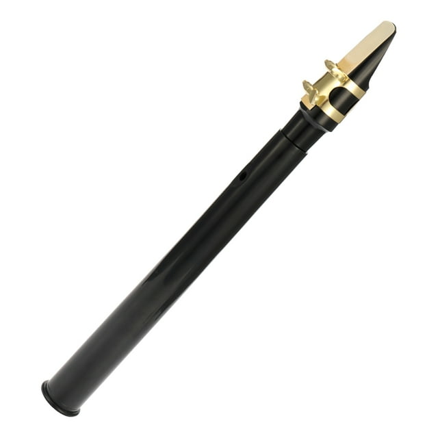 Black Pocket Sax Mini saxofón portátil Pequeño saxofón con transporte