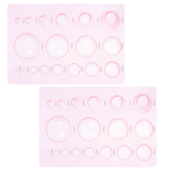 Baluue 2Pcs Flower Embossing Tool Plastic Pink Quilling Paper Crafts Craft Enthusiasts Personal Use