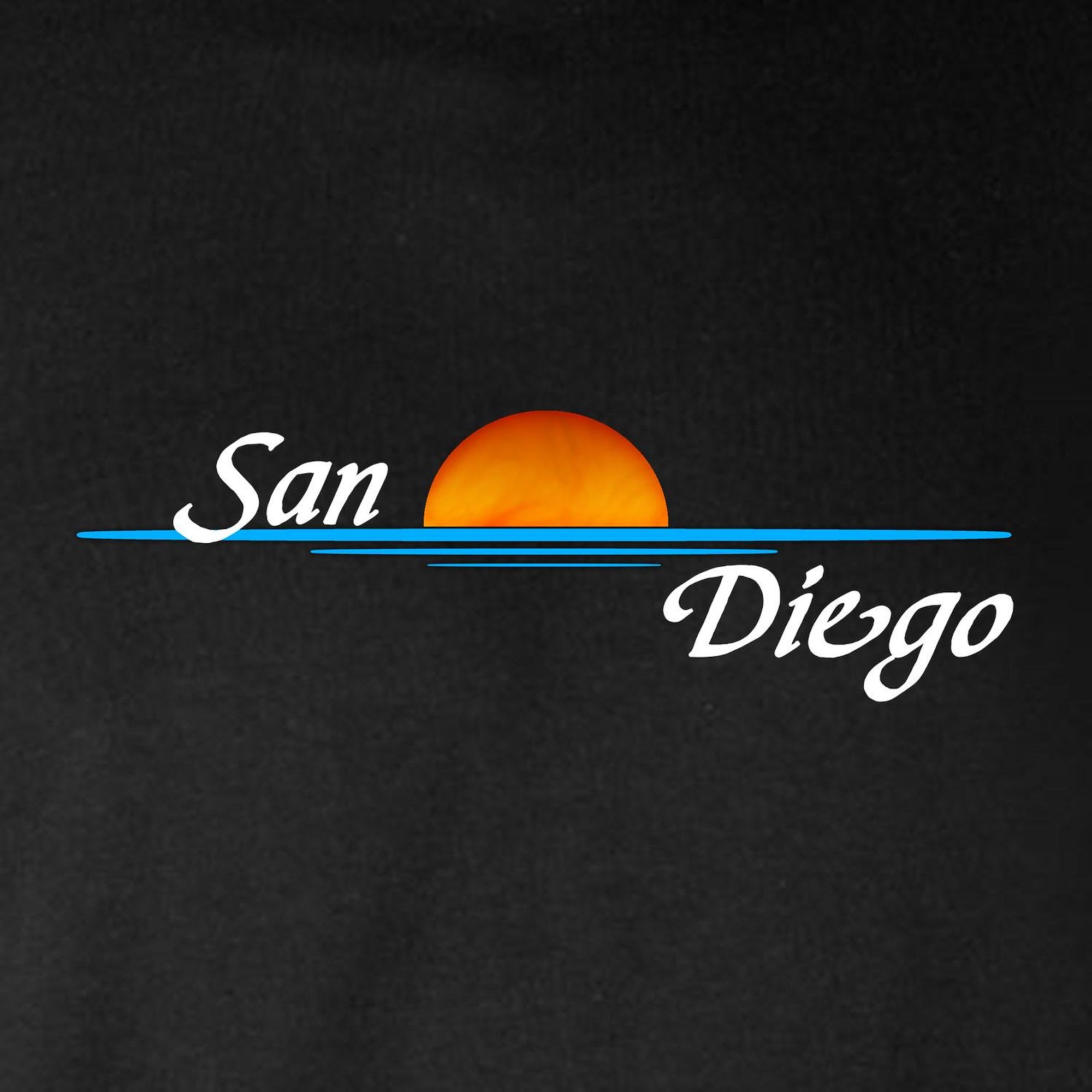 CafePress - San Diego Sunset Long Sleeve Dark T Shirt - Long Sleeve Dark T-Shirt - image 3 of 4