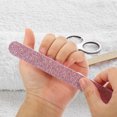 thumbnail image 4 of 30Pcs Glitter Nail File Strip Double sided Nail File EVA Manicure File Portable Pedicure File Strip, 4 of 8