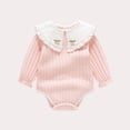 thumbnail image 2 of Jalioing Infant Baby Rompers Cute Long Sleeve Cotton Bodysuit Baby Boy Girl Rompers Spring Fall Outfits 0-18 Months, 2 of 9
