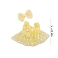 thumbnail image 3 of Conjunto de dos piezas con falda con tirantes y lazo, diseñado específicamente para muñecas, que te ofrece inspiración ilimitada para combinar., 3 of 4