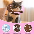 thumbnail image 3 of Minzimin 1Pack Cat Cone Collar Soft, Adjustable Cat Recovery Collars Spay Cones to Stop Licking, Cute Donut E Collar After Surgery, Anti-Lick Wound Healing Elizabethan Collar for Kittens, 3 of 7