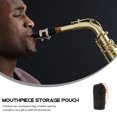 thumbnail image 3 of OULII Flannelette Saxophone Dust Bag Black Carrying Pouch Durable Instrument Accessory, 3 of 8
