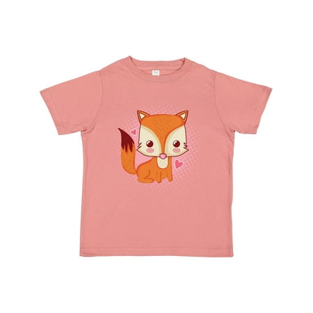 

Inktastic Fox Girl Cute Woodland Animal Gift Toddler Toddler Girl T-Shirt