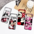 thumbnail image 2 of Disney-Fundas de Mickey y Minnie para Samsung Galaxy Z Flip 4, 3 Z, Flip4, Flip3, ZFlip4, ZFlip3, 5G, carcasa dura de PC a prueba de golpes Fivean unisex, 2 of 2