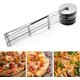 thumbnail image 2 of Cortador de repostería de 5 ruedas, rebanador de Pizza inoxidable, rebanador de Pizza extensible, cuchillo de repostería multiredondo, rodillo cortador para hornear, masa para galletas, 2 of 5