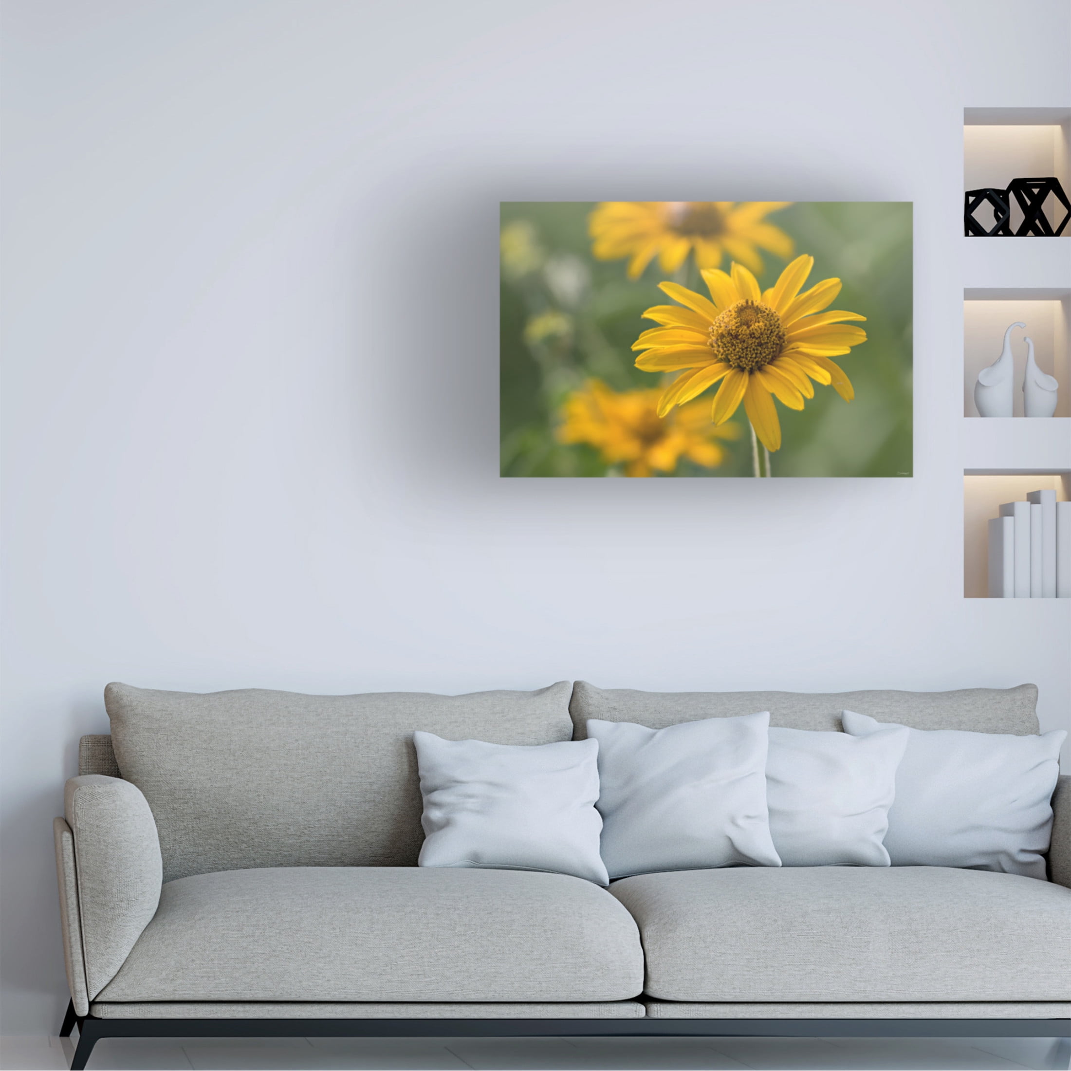 Canvas Wall Art - Gordon Semmens 'Textures 14' Wall Art for Living Room, Bedroom, or Office Décor by Trademark Fine Art - 19 x 12 Inches