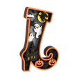 thumbnail image 1 of Decoración de madera para Halloween, decoración de Halloween, decoración de mesa, escultura, estatua para mesita de noche, restaurante, festival, Forma del zapato, 1 of 9