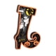thumbnail image 1 of Adorno de madera de Halloween, estatua, con luz, colecciones de decoración de mesa, escultura, figura de Halloween para sala de estar Forma del zapato, 1 of 9