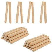KOHAND 32 Pcs Wooden Music Rhythm Sticks, 8 inch Classical Wood Claves Musical Percussion Instrument for Musicians
