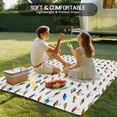 thumbnail image 4 of Outdoor Rug 6x9 ft Cartoon Fishing Bait Hook Waterproof Outdoor Patio Rug Mat Non Slip Outside Area Rugs Carpet for RV,Camping,Porch,Deck,Pool,Balconybackyard,Colorful Fishes White, 4 of 9