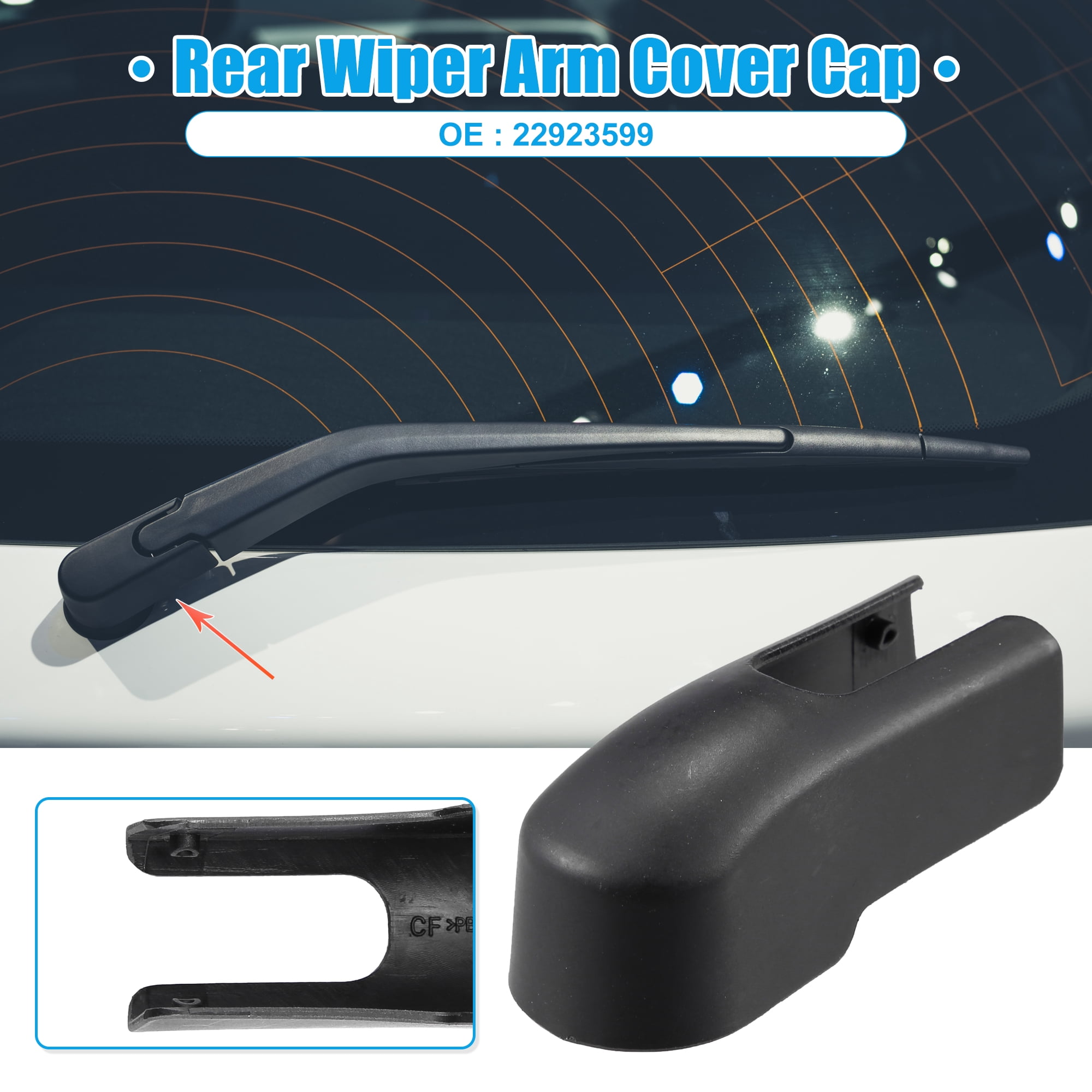 Unique Bargains Rear Wiper Arm Cover Cap for Jeep Renegade 2015 to 2022 Models