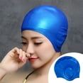 thumbnail image 1 of Dvkptbk Swimming Cap Adult Models High Rebounds Silicone Swimming Cap Three-Dimensional Ear Protection Waterproofs Not Strangulation Swim Cap Sports & Outdoors, 1 of 6