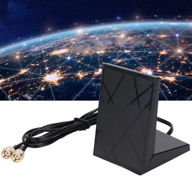 WiFi Router Antenna Extension Cord, Plug and Play 8dBi Antenna Cord Extension Cord ABS Material for Home for Dorm for Office