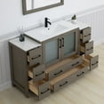 thumbnail image 5 of Vanity Art 60" Single Sink Freestanding Bathroom Vanity Set with Ceramic Top and Mirror, 5 of 9